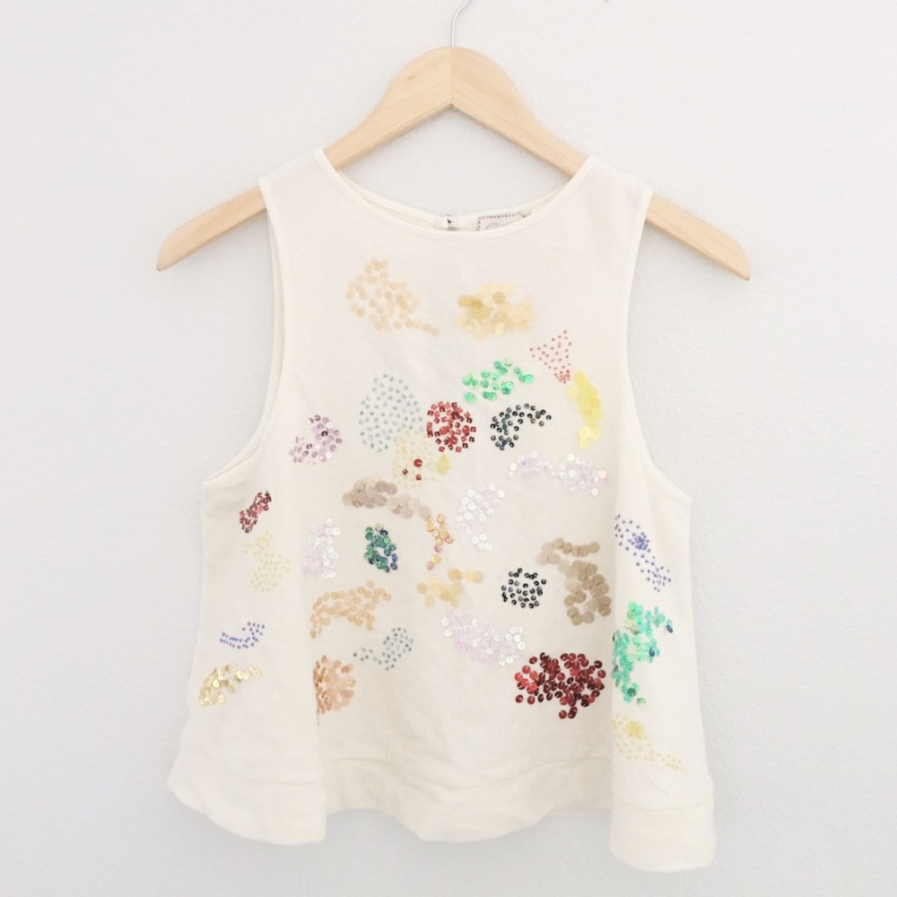 Anthropologie sleeveless top